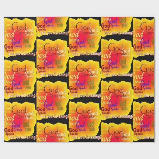 Papier God ompakken (Vlak)