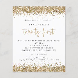 PAPIER Gold Glitter 21ste Flyer