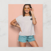 PAPIER | Gold Glitter Foto Sweet Sixteen - Harteli Flyer (Achterkant)