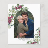 PAPIER Green Eucalyptus Arch met Kerstmis Kaart (Voorkant)