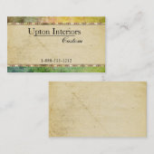  papier, Groen batik Visitekaartje (Voorkant / Achterkant)