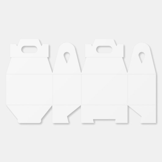 Papier gunstbox, Gable 4.5x2.75x5.5 Bedankdoosjes (Ongevouwen)