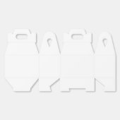 Papier gunstbox, Gable 4.5x2.75x5.5 Bedankdoosjes (Ongevouwen)