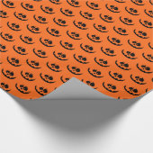 Papier-Halloween-pompoen loopvlak Cadeaupapier (Hoek)