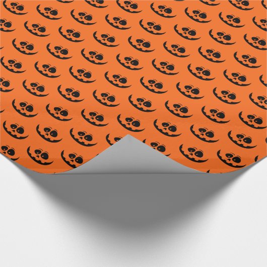 Papier-Halloween-pompoen loopvlak Cadeaupapier (Hoek)
