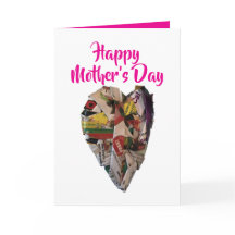 Papier Hart Sculptuur Moederdag Kaart 250402