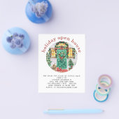 PAPIER | Holiday Open House Party Red Flyer (Enkel)