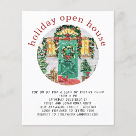 PAPIER | Holiday Open House Party Red Flyer