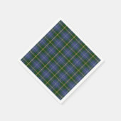 Papier inapkins blauw Nova Scotia Tartan Servetten (Hoek)