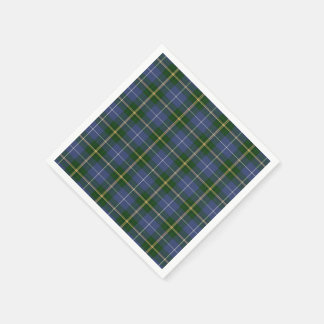 Papier inapkins blauw Nova Scotia Tartan Servetten