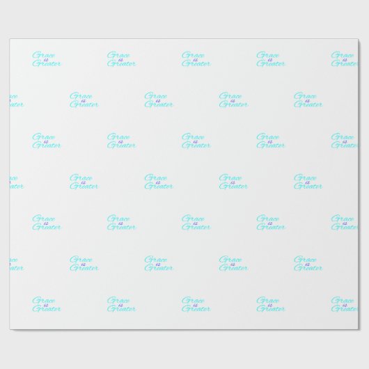 Papier inpakken - Grace is Groter (Vlak)