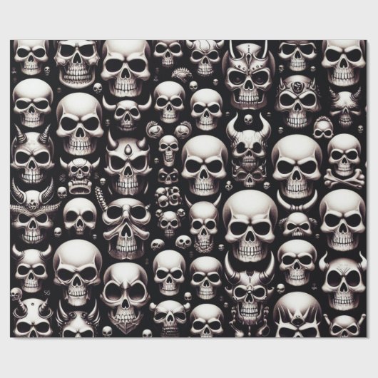 Papier inpakken Halloween... (Vlak)