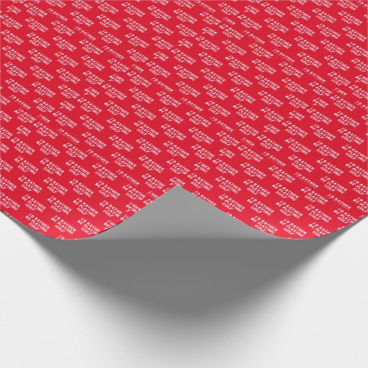 Papier inpakken Ik speel liever golf (Hoek)