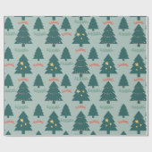 Papier inpakken_Kerstbomen_Groen_Samuel (Vlak)