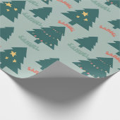 Papier inpakken_Kerstbomen_Groen_Samuel (Hoek)