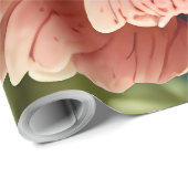 Papier inpakken met bijen verzamelen Pollen (Rol Hoek)