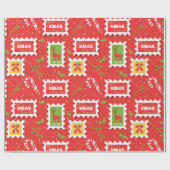 Papier inpakken met briefkaarten (Vlak)