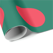 Papier inpakken met vlag van Bangladesh (Rol Hoek)