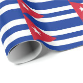 Papier inpakken met vlag van Cuba (Rol Hoek)