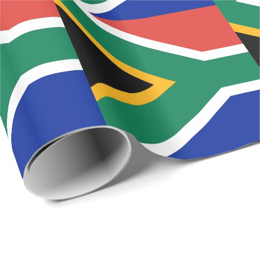 Papier inpakken met vlag van Zuid-Afrika (Rol Hoek)