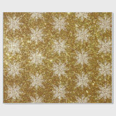 Papier inpakken van strooisel- en sneeuwvlokken (Vlak)