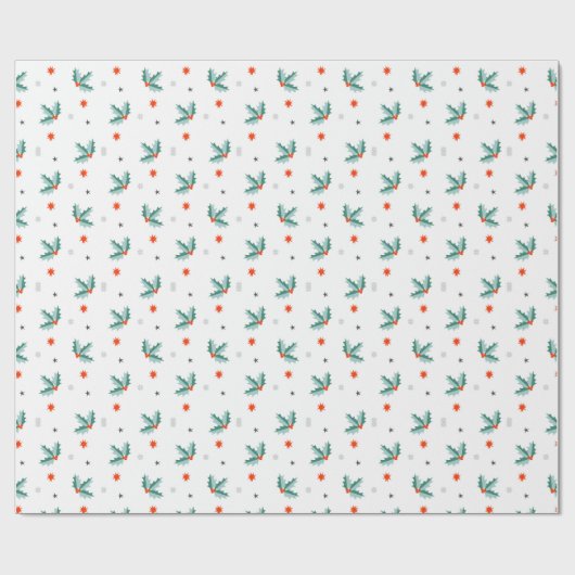 Papier inpakken voor het nieuwe jaar. (Vlak)