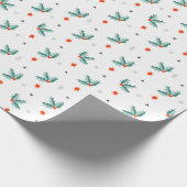 Papier inpakken voor het nieuwe jaar. (Hoek)