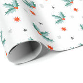 Papier inpakken voor het nieuwe jaar. (Rol Hoek)