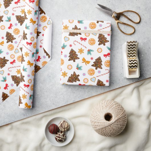 Papier inpakken voor het nieuwe jaar. (Crafts)