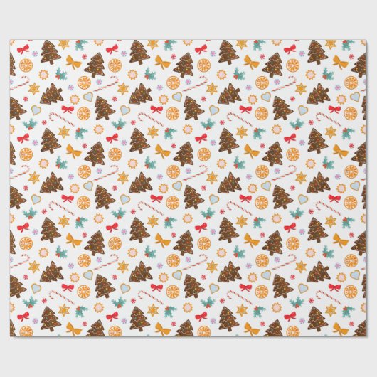 Papier inpakken voor het nieuwe jaar. (Vlak)