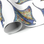 Papier inpakpapier angel patroon (Rol Hoek)