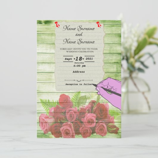 Papier Kaart (Staand voorkant)