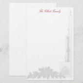 Papier - kerstkaarsen (Voorkant / Achterkant)