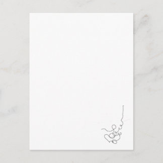 papier, krayon briefkaart