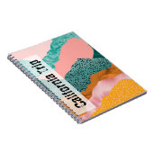 Papier landschap, gescheurd, gescheurde randen, gr notitieboek (Rechterzijde)