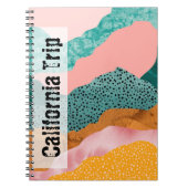 Papier landschap, gescheurd, gescheurde randen, gr notitieboek (Voorkant)