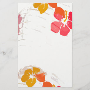 Papier Lantaarn Hibiscus Bloem Stationery