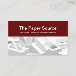 Papier Leverancier Distributeur Visitekaartje