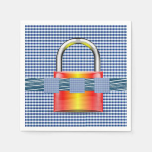 Papier-luierknopen Servet