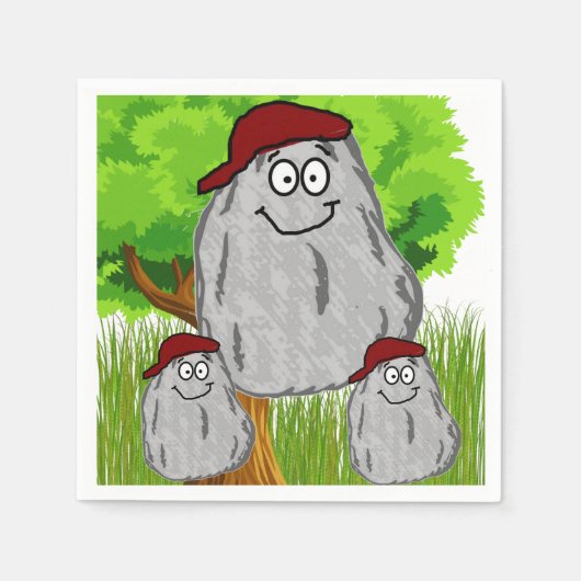 Papier luiers, aardappelrood Pet Servet (Voorkant)