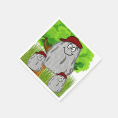 Papier luiers, aardappelrood Pet Servet (Hoek)