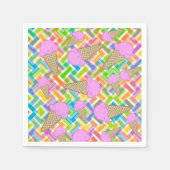 Papier luiers, aardbeienijsbruin servet (Voorkant)