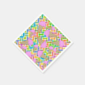 Papier luiers, aardbeienijsbruin servet (Hoek)