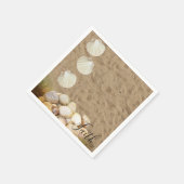 Papier luiers, Beach Clams Sand Servet (Hoek)