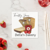 Papier luiers, broodbessen, jam bakkerij servet (Insitu)