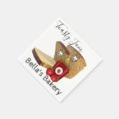 Papier luiers, broodbessen, jam bakkerij servet (Hoek)