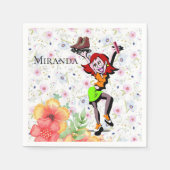 Papier luiers, Floral Skating Servet (Voorkant)