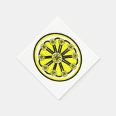 Papier luiers, gele luiers servet (Hoek)