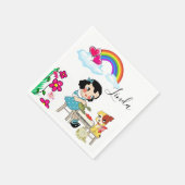 Papier luiers, -gierspoeltje servet (Hoek)