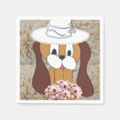 Papier luiers, hondenbont servet (Voorkant)